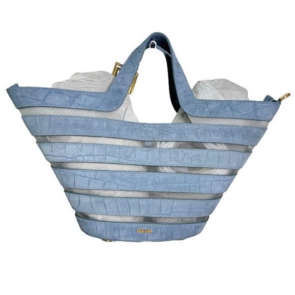 Cult Gaia May Laszlo Mini Crossbody Bag Maya Blue - Picture 7 of 13